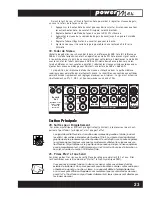 Preview for 25 page of YORKVILLE POWER MAX YS1011 Owner'S Manual