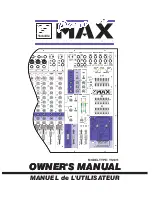 YORKVILLE POWERMAX 1622 Owner'S Manual preview