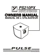 Предварительный просмотр 1 страницы YORKVILLE PS210PX - SERVICE Manual