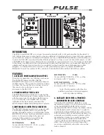 Предварительный просмотр 3 страницы YORKVILLE PS210PX - SERVICE Manual