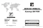 Предварительный просмотр 1 страницы YORKVILLE Synergy SA115S Service Manual