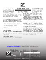 Preview for 49 page of YORKVILLE Synergy SA315S Service Manual