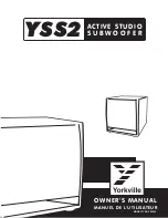 YORKVILLE YS1052 Owner'S Manual preview