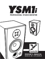 YORKVILLE YSM1I Owner'S Manual предпросмотр