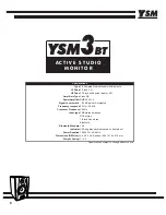 Предварительный просмотр 8 страницы YORKVILLE YSM3BT Owner'S Manual