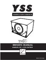 Preview for 1 page of YORKVILLE YSS10 Owner'S Manual