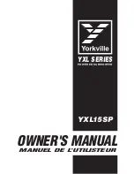 Preview for 1 page of YORKVILLE YXL15SP Owner'S Manual