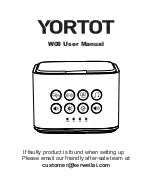 Preview for 1 page of YORTOT W08 User Manual