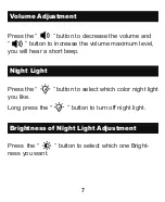 Preview for 9 page of YORTOT W08 User Manual