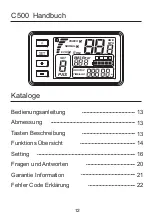 Предварительный просмотр 14 страницы YOSE POWER C500-LCD Instructions Manual