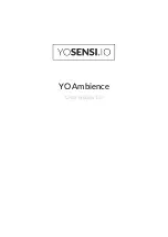 YOSensi YO Ambience User Manual предпросмотр