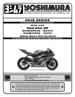 Yoshimura RACE SERIES Assembly & Parts Manual preview