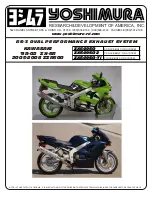 Yoshimura ZX649SO Quick Start Manual preview