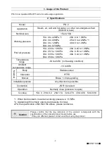 Preview for 2 page of Yoshitake PD-3 Product Manual