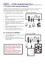 Предварительный просмотр 2 страницы Yosin DP540T Quick Start Manual