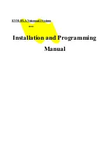 Yosin EVM-2030A Programming Manual preview