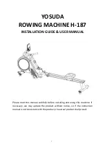 YOSUDA Rowing Machine 100R User Manual preview