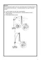 Preview for 13 page of YOTRIO 11ft Solar Offset Umbrella Assembly Instruction Manual