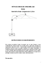 Preview for 14 page of YOTRIO 11ft Solar Offset Umbrella Assembly Instruction Manual