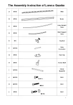 Предварительный просмотр 3 страницы YOTRIO LORENA Assembly Instruction Manual