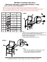 Preview for 4 page of YOTRIO Mainstays Palmerton Landing Bar MSD128059664020 Assembly Instructions Manual