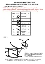 Preview for 6 page of YOTRIO Mainstays Palmerton Landing Bar MSD128059664020 Assembly Instructions Manual