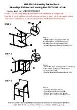 Preview for 7 page of YOTRIO Mainstays Palmerton Landing Bar MSD128059664020 Assembly Instructions Manual