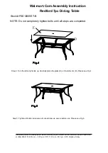 Preview for 2 page of YOTRIO Redford 7pc Dining Table FSS10009ST-B Assembly Instruction