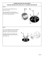 Предварительный просмотр 5 страницы YOTRIO SONOMA CLAREMONT STATIONARY CHAIR CHAT SET Assembly Instructions Manual