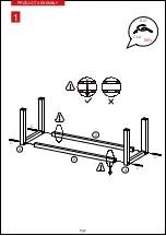 Предварительный просмотр 4 страницы Youke COFFEETABLE-1 Instruction Manual