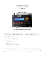 YouKits HB-1A MK2 Manual preview