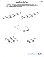 Preview for 2 page of Young America Built to Grow 225 Crib Drawer Assembly Instructions Manual