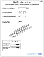 Preview for 3 page of Young America Built to Grow 225 Crib Drawer Assembly Instructions Manual