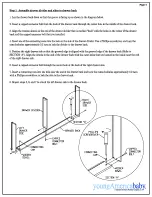 Preview for 4 page of Young America Built to Grow 225 Crib Drawer Assembly Instructions Manual