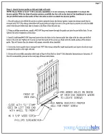 Preview for 7 page of Young America Built to Grow 225 Crib Drawer Assembly Instructions Manual