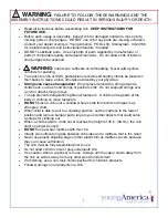 Preview for 2 page of Young America SSC 1000 Assembly Instructions Manual