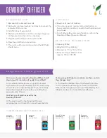 Preview for 2 page of Young Living Dewdrop Instructions