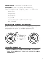 Preview for 5 page of Young Living Rainstone Operation Manual