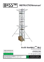 Youngman BoSS StairMAX 700 Mk2 Instruction Manual предпросмотр