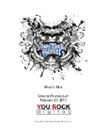 Preview for 1 page of Your Rock Guitar 1000 Quick Manual