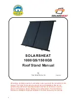 Preview for 1 page of Your Solar Home SOLARSHEAT 1000GS Manual