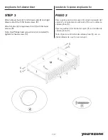 Предварительный просмотр 7 страницы your zone zzz place to be How To Assemble