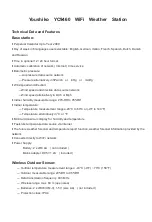 Preview for 1 page of Youshiko YC9460 User Manual