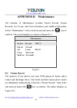 Предварительный просмотр 57 страницы YouXin FSP-500 User Manual