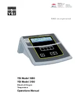 Preview for 1 page of YSI 5000 Operation Manual