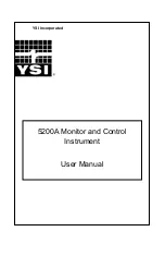 YSI 5200A User Manual предпросмотр