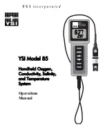 Предварительный просмотр 2 страницы YSI 85 Operation Manual