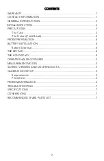 Preview for 3 page of YSI EcoSense DO200A Operation Manual