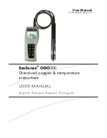 YSI EcoSense ODO200 User Manual предпросмотр