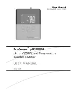 YSI EcoSense pH1000A User Manual preview